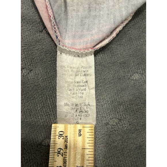 Avery Apparel Co XL Southwest Colorful Striped Womens Shirt 3/4 Length Sleeves - Picture 9 of 9